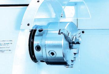 spindle cover Infinitely variable speed control Constant cutting speed (EMCOMAT 14D)