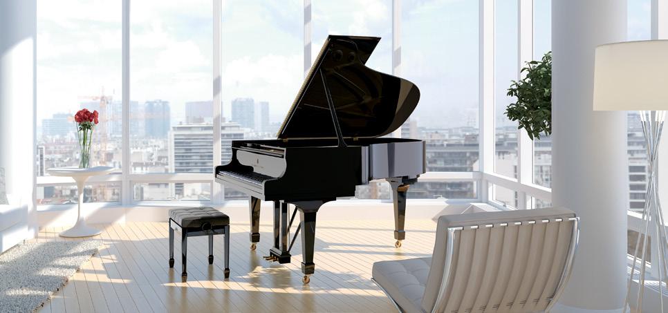 length 6 10 1/2 (211 c m ) width 58 (148 cm) weight 760 lbs (345 kg) Reintroduced in 2005 due to popular demand, this legendary piano was