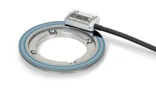 ERO 6180 incremental angle encoder Compact design Low mass, low moment of inertia Consists of scanning head and disk/hub assembly = Bearing K = Required mating dimensions 1 = Customer's