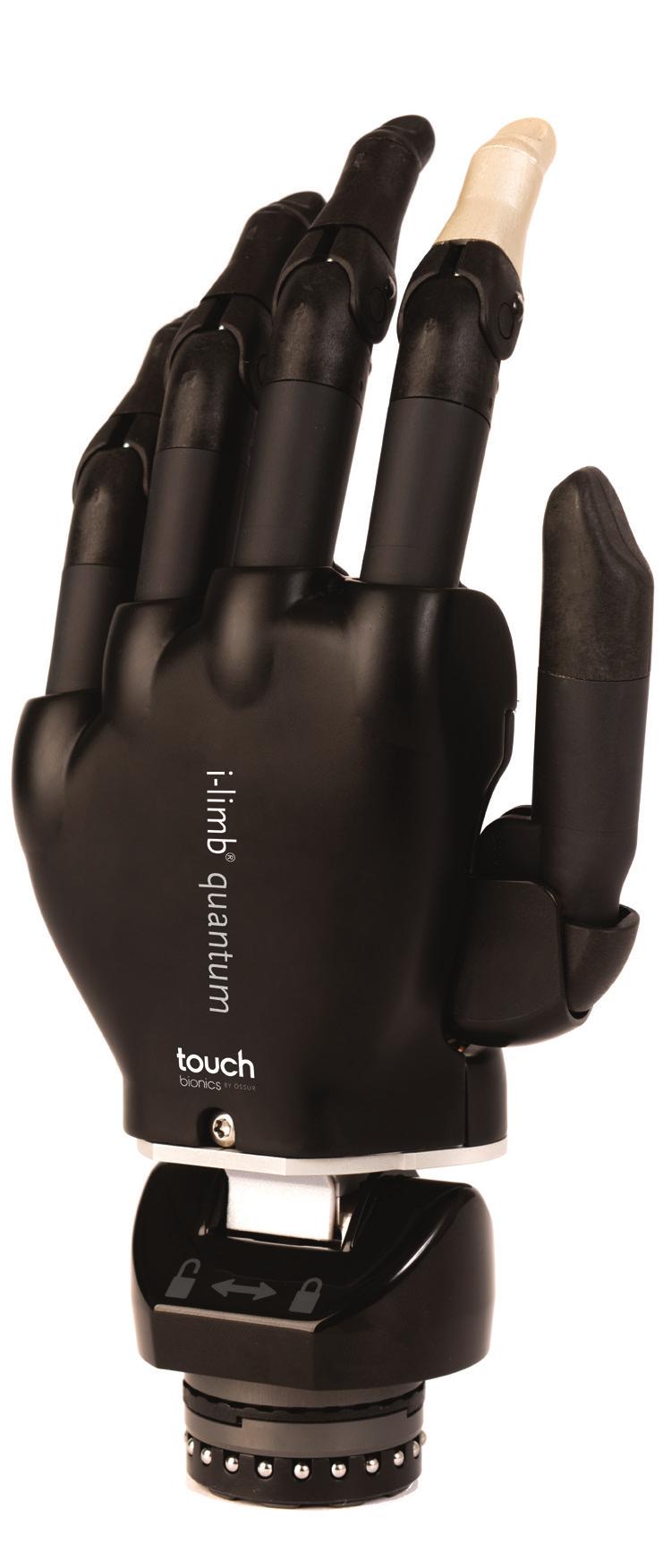 Touch screen enabled index finger tip 5 individually motorized, articulating digits 4 methods of control for ultimate lifestyle freedom gesture contol