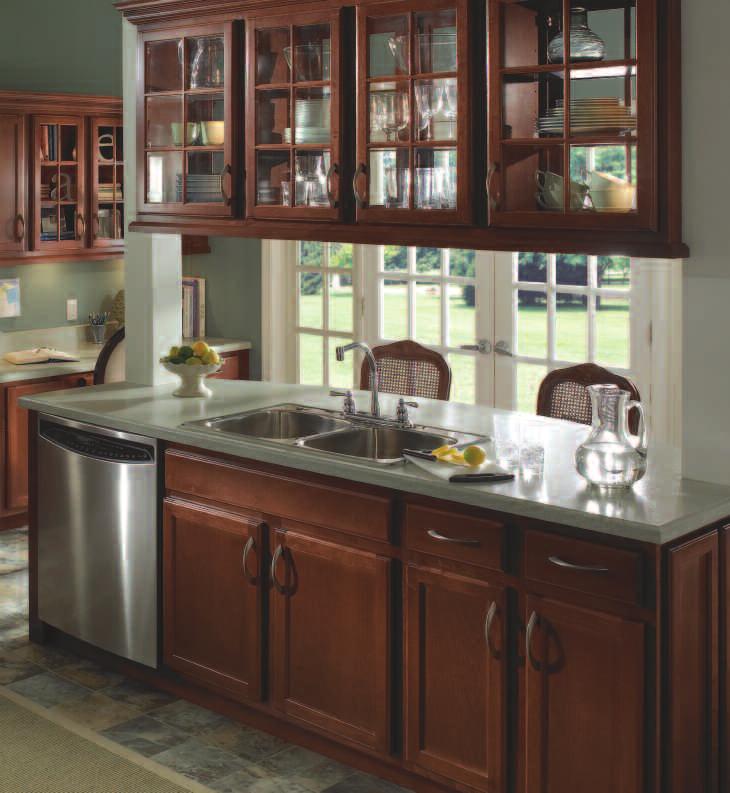 MAPLE CABINETRY CARUTH Whether formal or casual, Caruth