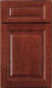 either square or eyebrow arched wall cabinets.
