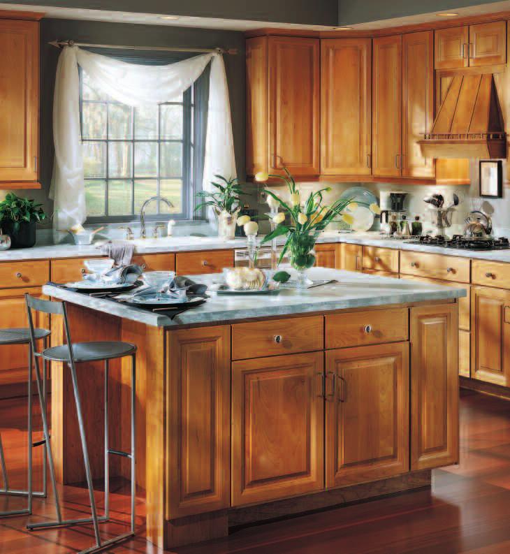 CHERRY CABINETRY OLYMPUS The lure of an American classic, cherry remains a symbol of distinction and