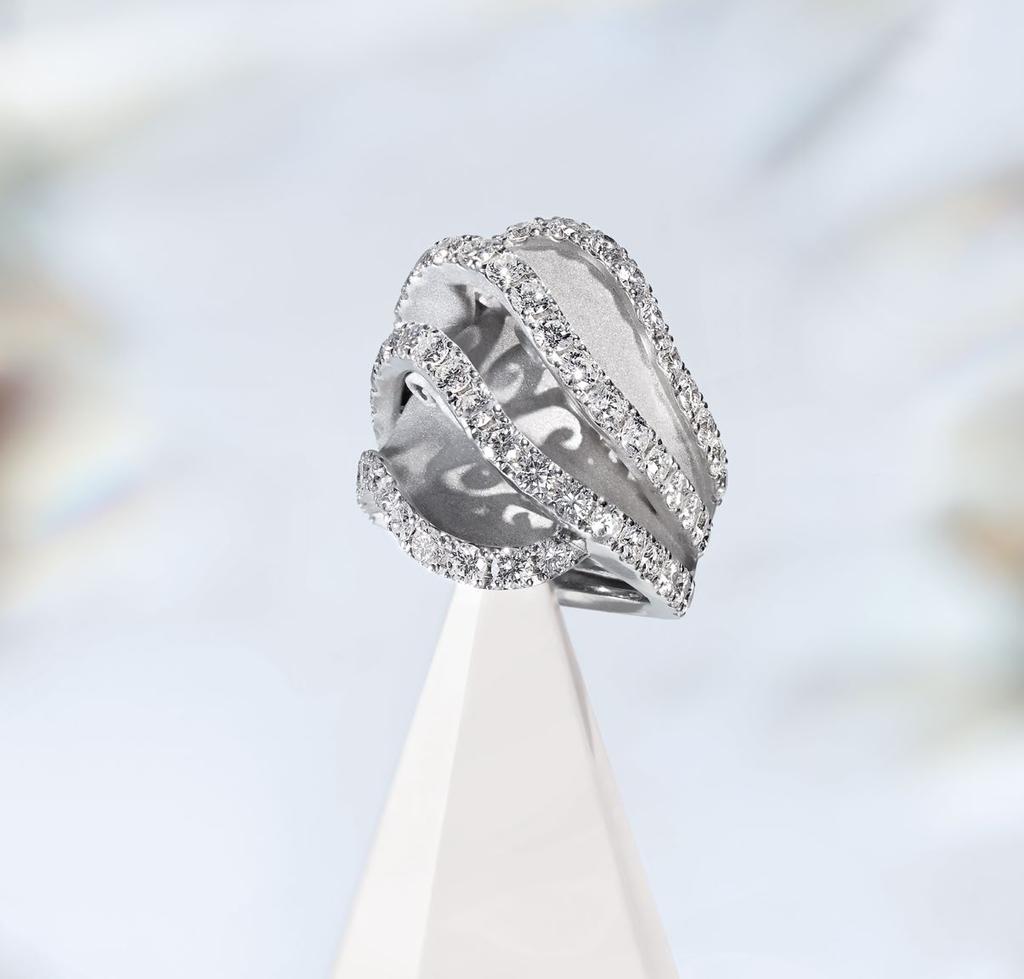 Circle of Excellence $800,000 and Above Prestige Ring 18-karat white gold; 62