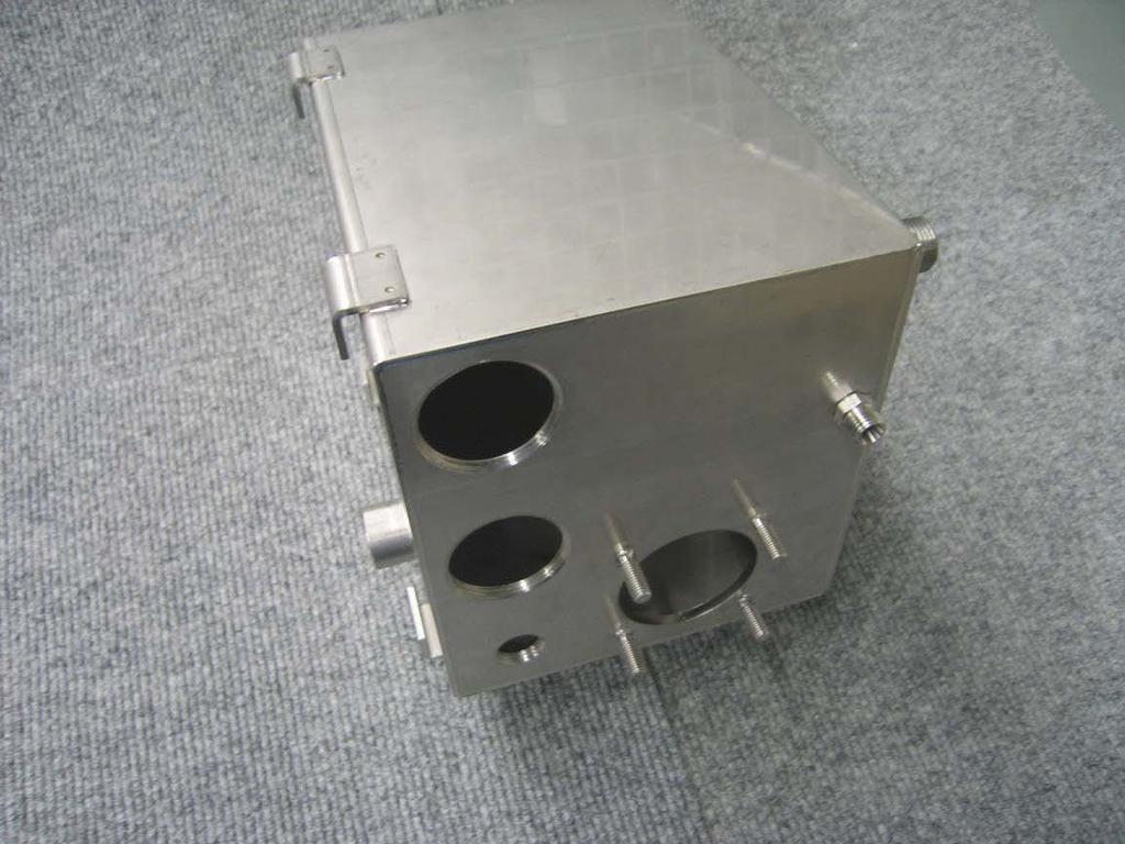 Pressure box Company: JÄGER Material: V2A Thickness: S=3+5mm Laser