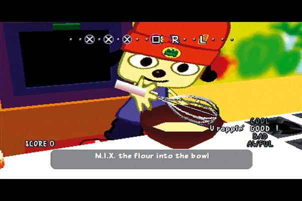 PaRappa the Rapper In many regards, the original PaRappa the Rapper is often talked about as the first-modern rhythm music video game, and in 1996 I would be inclined to agree with that.