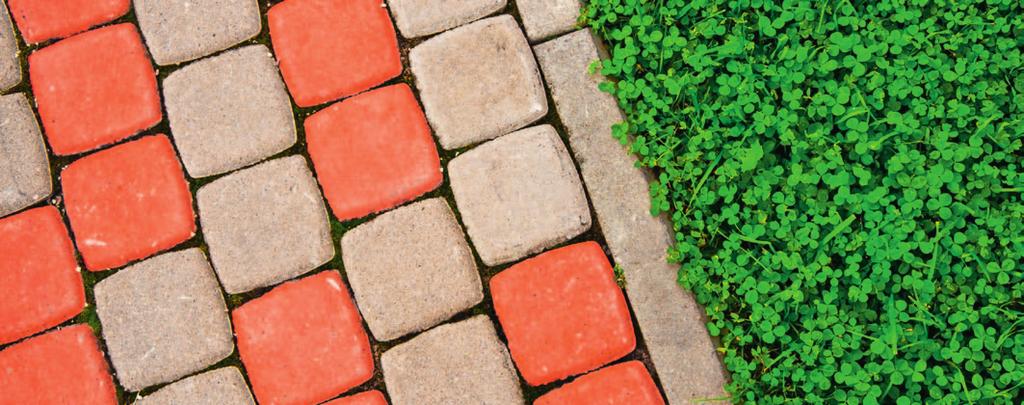 Can efflorescence be rooted out? Maximum care in the production of the colored pavers is the best recipe.