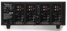 output per channel with all channels operating: Normal: 50 watts (4Ω) or 30 watts (8Ω) Bridged: 100 watts (8Ω) (Can also be configured for 7, 6, 5, or 4 channels) Output Load Impedance Normal - 8 or