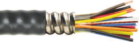 utility applications which require an externally armored cable.