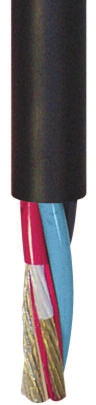 7-0 CIR STANDARD CIR POWER CABLE UL LISTED AS TYPE TC-ER Three & Four Conductor + Ground Gexol Insulated 00V MSHA Approved Rated 90 C Conductor Soft annealed flexible stranded tinned copper per IEEE