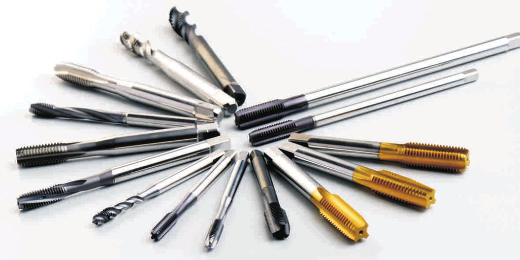 TAPS üexcellent performance on various materials including cast iron ücustomized flute geometry for better chip evacuation