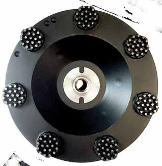 The BEAST Spike Grinding wheel is also ideal for grinding and stock removal on concrete, masonry and stone surfaces.