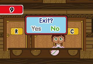 HELP Button When you press the HELP button during a game, you will hear the activity instructions or a helpful hint. EXIT Button FEATURES When you press the EXIT button, the game will pause.