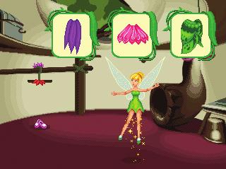 Learning Zone Fairy Fashion Game Play Choose a hair decoration, skirt, sash, and shoes to make a new outfit for