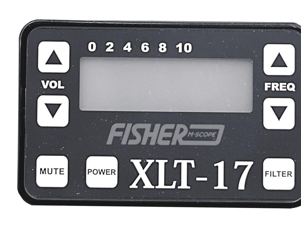 CONTROL PANEL POWERP O W E R This keypad turns the XLT-17 on or off. When the instrument is turned off, all settings are stored in memory and retained for the next time the XLT- 17 is turned on.