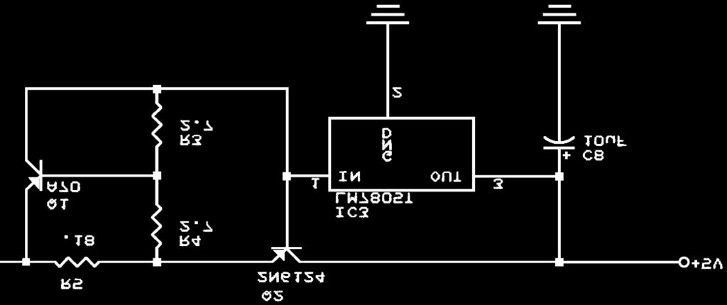 Note that if the output voltage goes down, the LM-7805 regulator will draw more current, forcing the output voltage back to 5V.