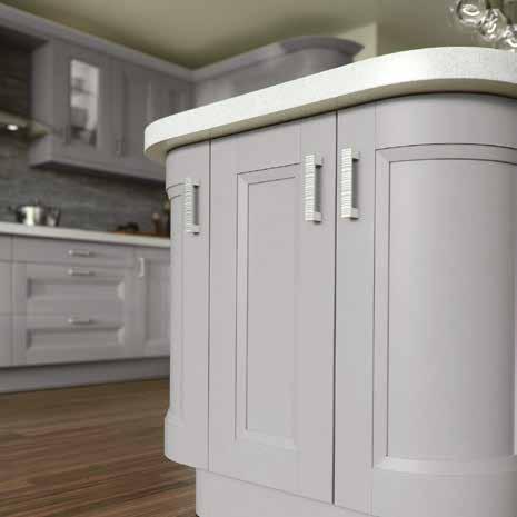 and elegantly contoured lines give this stunning kitchen range a distinctive and modern
