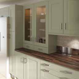 painted woodgrain-effect kitchen in a choice of 11