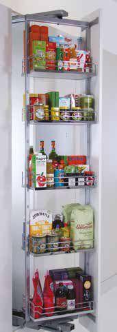 Easily loaded from the top, LeMans is the only corner cabinet solution to combine an extremely high degree of space utilisation with