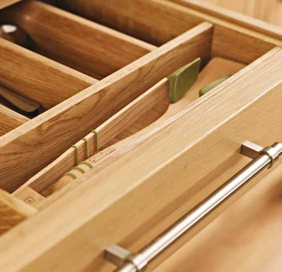 Your Mackintosh Kitchen is provided with all drawers pre-fitted, saving you time and money on