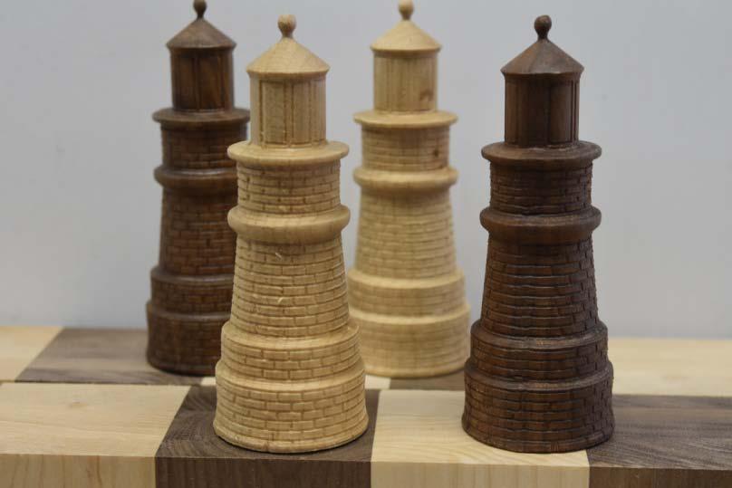 Next Wave Automation is celebrating the 10 th Anniversary of their CNC Shark by building a unique chess set.