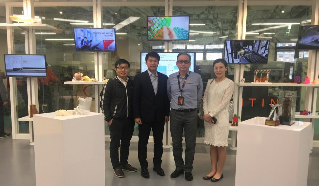 visited Milton headquarters in Hong Kong to