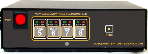 NCS-C251E Expansion Unit Features Expands capability of NCS-C250E from 4 radios to 8 radios Automatic sync process with C250E Works with Trunked or Conventional, Digital or Analog radio systems COR