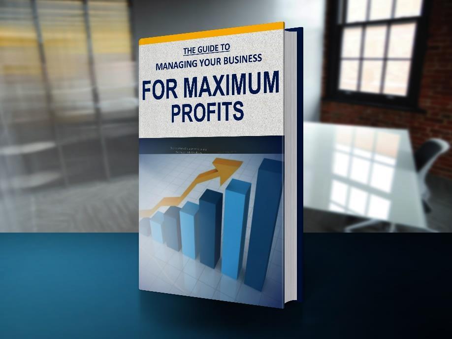THE GUIDE TO MANAGING YOUR BUSINESS FOR MAXIMUM PROFITS An essential for anyone who s new to business.