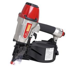 CN565B Coil nailer * Light weight * Drives both flat wire welded and plastic sheet collated nails without any adjustment * Adjustable firing mode, single fire or bump fire * Depth control dial, nail