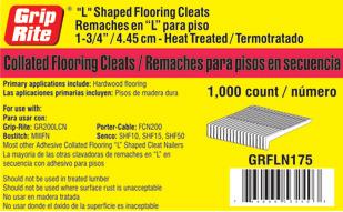 15 Gauge Flooring Staples Primary applications include: Hardwood Flooring* BOSTITCH MIII FS GR200FS tools can be found on this page and on page 53 of this catalog.
