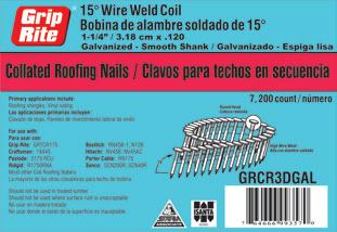 Roofing 15 o Coil Roofing Nails & Tools 15 o Coil Roofing Nails Primary applications include: Roofing Shingles & Vinyl Siding* Manufacture A-PLUS R-45 ATRO 45 ROOFING ROLL BASSO NR 31/45 BEA SN-500,