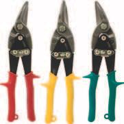 STANLEY 3 Piece Compound Action Aviation Snips Set : 14-019 Ideal for cutting low-carbon cold-rolled steel sheets, paper and plastic.