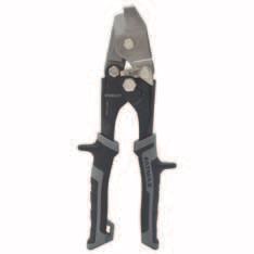 94 STANLEY FATMAX Multi-Purpose Snips Dipped handles for a secure grip and comfort.  Cut Cutting Edge Weight (lbs) FMHT73563 Straight 1-1/2 9 0.