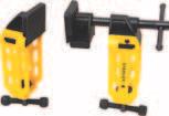 Eliminates the need to carry around pipe clamps or bar clamps.