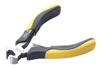 Induction-hardened cutting edges 55-60 HRC Complete induction tempered Bimaterial handle with antislip surface for a safer use Double plastic-coated handgrips Ergonomic extra size