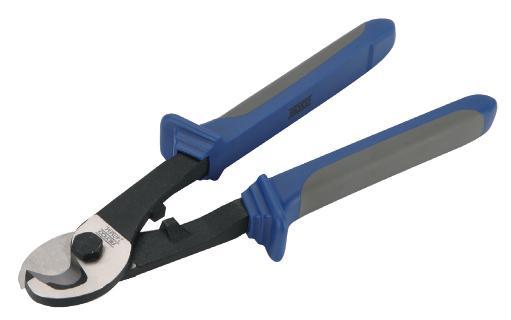 Mechanical stop Bimaterial and ergonomic handgrips 10805 40 10 49,8 1 Not suitable for cutting steel wire or copper twisted