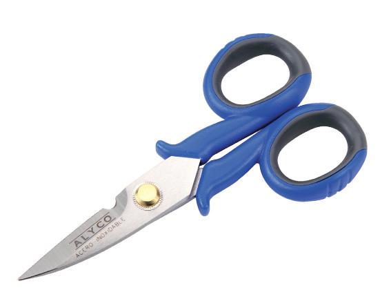 the minimum effort These scissors are not insulated.