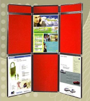Powder coated stand with ; 6 ½ height with adjustable bearing 6mm x 11 ½ base steel plate Flexi Display Modules Flexi