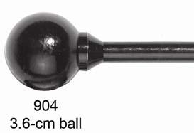 BALL PROBE The shaft of the model 904 ball probe is constructed of a length of 50 ohm coax.