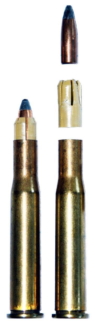 Image 8: Examples of just a few of the many types of components that can be found in shotshells to include projectiles like bird shot (left), 00 buck shot (center), and a rifled slug (right).