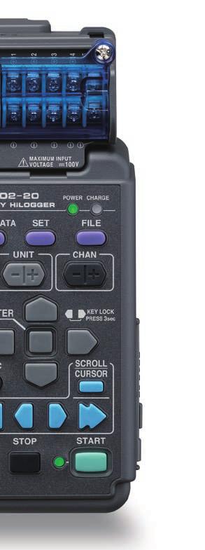 functionality of a multi-channel data logger in a portable format.