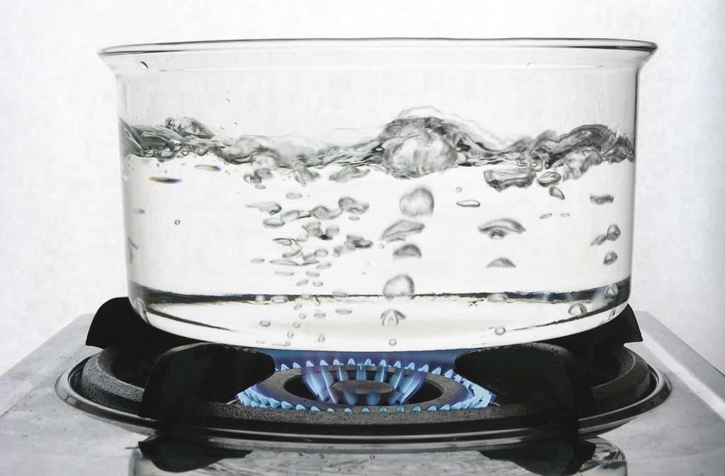 Boiling Water boils at 100 ⁰C Water at 1 atmosphere Pressure boils at