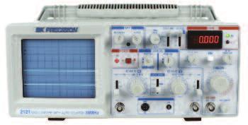 How to use an oscilloscope and a signal generator as a component tester / curve tracer Model 2190B Model 2121 Common Features & Benefits Additional Features Dual or single trace