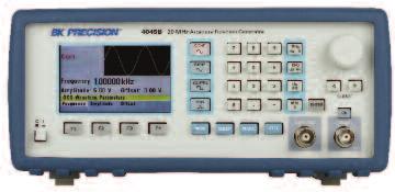 All models provide variable output amplitudes from 0 to 10 Vpp into 50 Ω and a continuously variable DC offset to inject signals into circuits at the correct bias level.