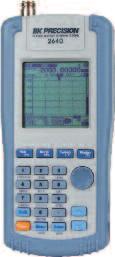 Spectrum Analyzers Handheld RF Field Strength Meter Model 2630 Model 2640 The 2630 bench top spectrum analyzer with tracking generator is a value packed tool for service and repair professionals in