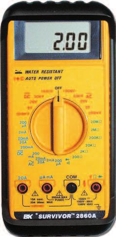 Multimeters Digital Handheld Model 2408 Model 2860A Model 390A The Mini-Pro Series offers the hobbyist a good choice for performing 90% of most basic electrical measurements such as DC/AC voltage, DC