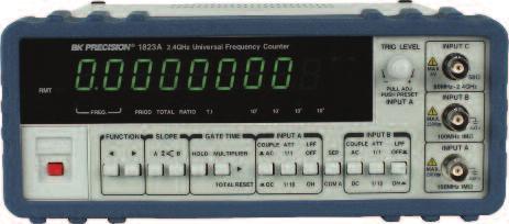Counters Model 1823A Model 1856D The 1823A and 1856D are reciprocal 2.4 GHz and 3.5 GHz universal frequency counters that are microprocessor controlled.