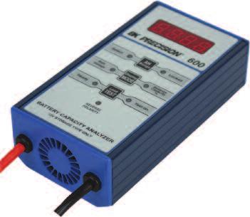 Battery Testers Battery Capacity Analyzers Battery capacity analyzer models 600 and 601 can be used to identify defective or deteriorated