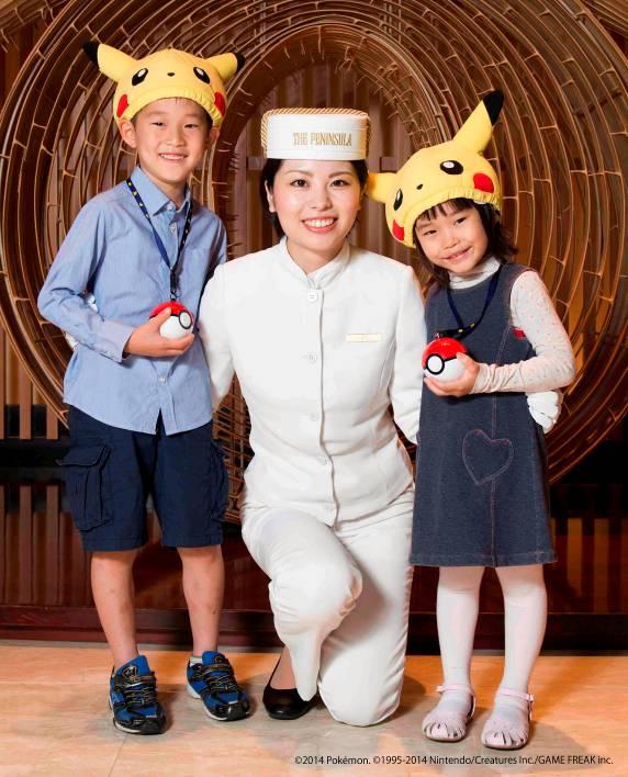 Guests of all ages five and up may don a Pikachu hat and, equipped with a Poké Ball, set forth on an imaginative hotel-wide quest to seek out Pokémon characters!