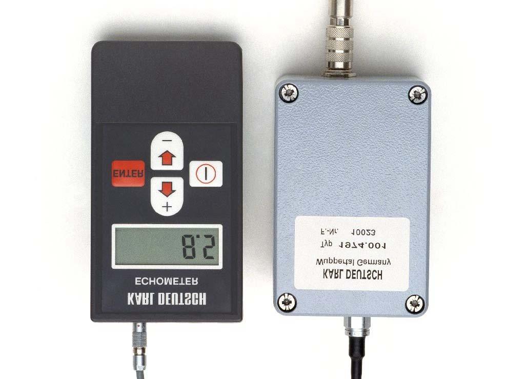 Figures Fig. 1: -host station with data display (left) and on-site wall thickness electronics (right). (long cable) Fig.